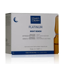Įkelti vaizdą į galerijos rodinį, MARTIDERM ATKURIAMOSIOS NAKTINĖS VEIDO AMPULĖS NIGHT RENEW, 10 AMP.
